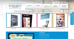 Desktop Screenshot of guinaudeau.fr